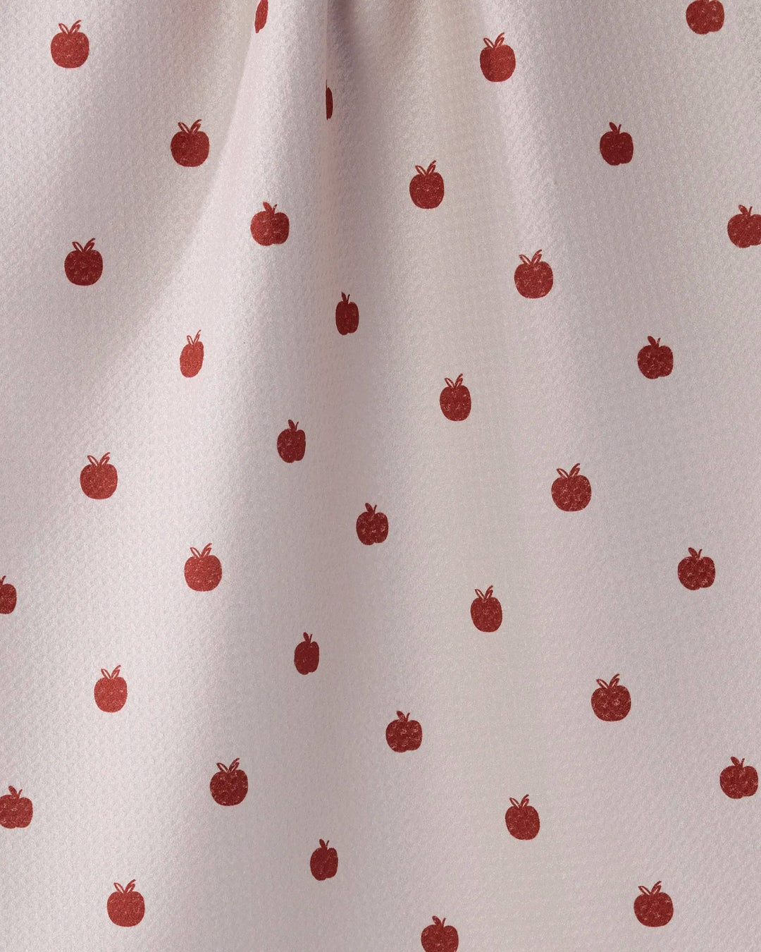 Dotty Apple Tea Towel: Clay Red