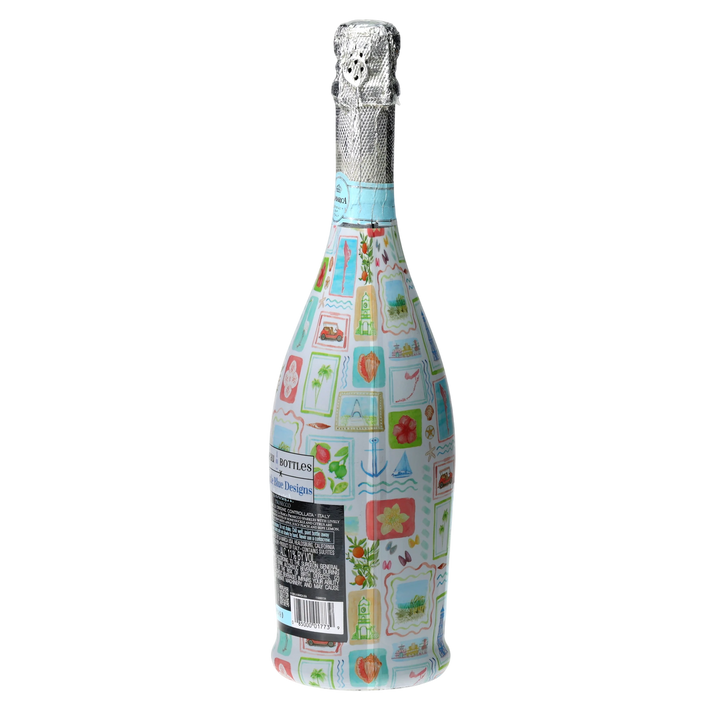 Beau Bottles Little Blue Designs From FL with Love - Prosecco Collection