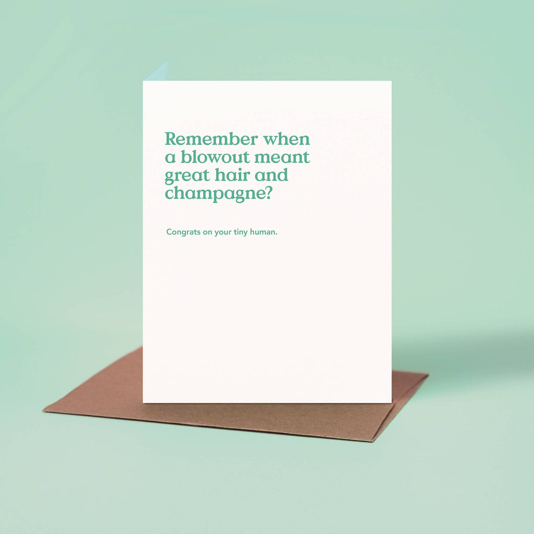 Blowout Funny New Baby Card