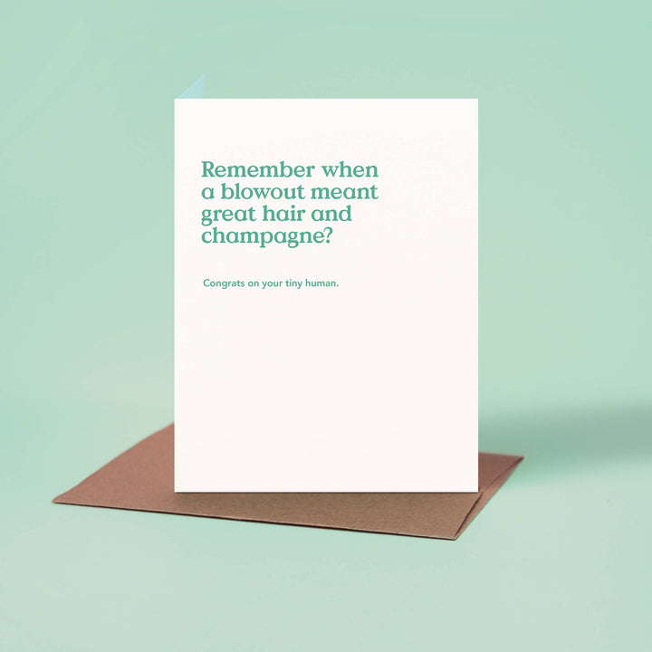Blowout Funny New Baby Card