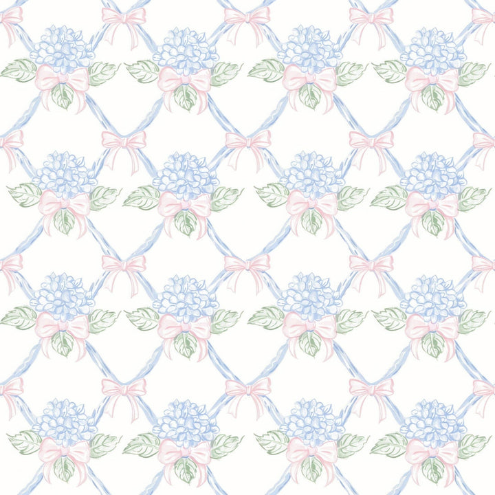 Hydrangea Lattice - Prosecco Collection
