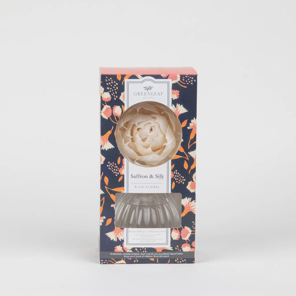 Greenleaf Saffron & Silk Flower Diffuser - Thumbnail 2