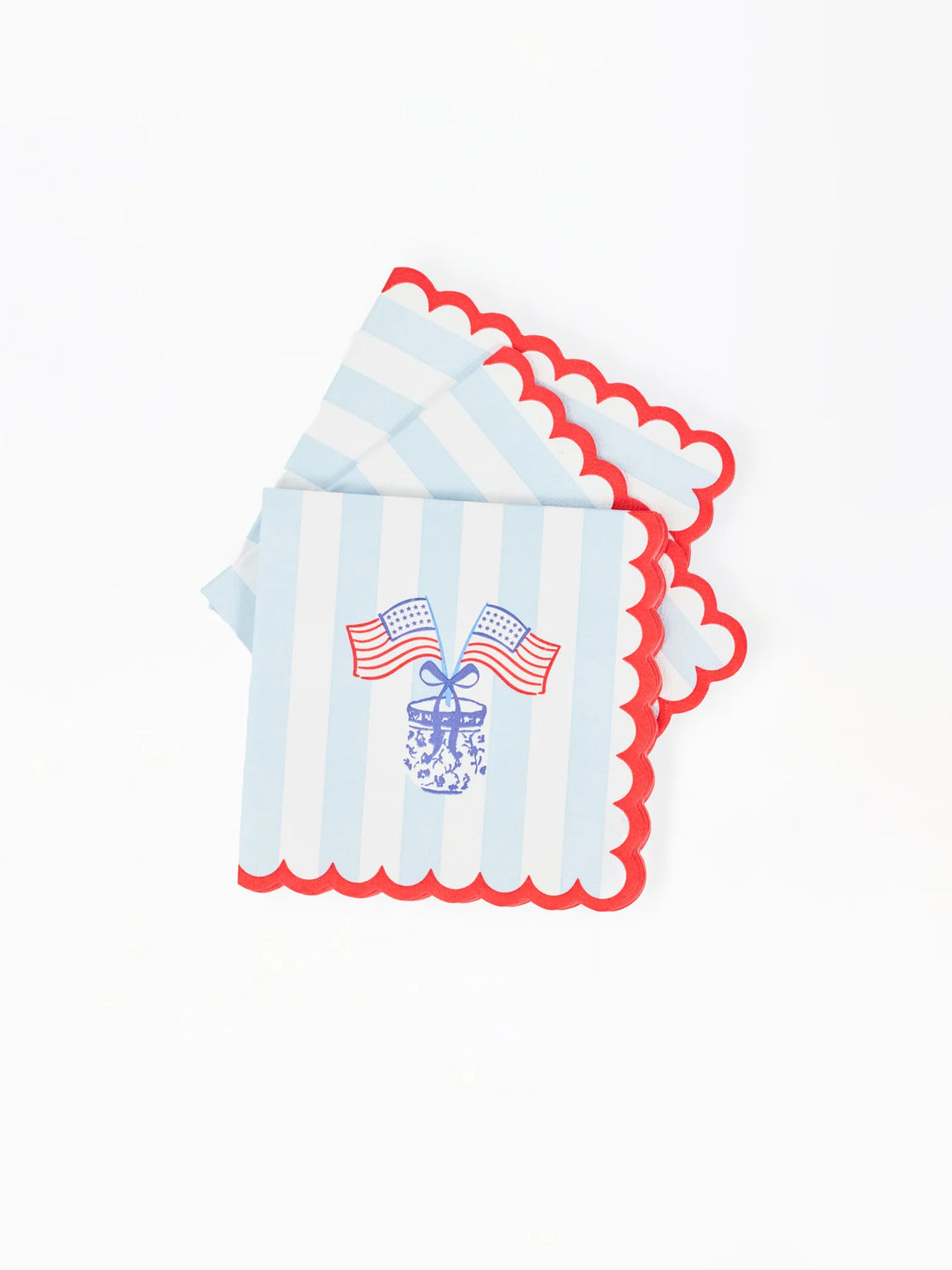 Cocktail Napkin American Stripes