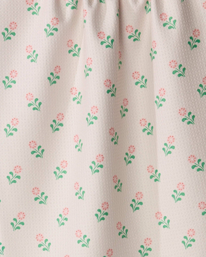 Lucky Blossom Tea Towel - Mahjong