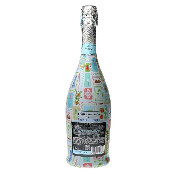 Beau Bottles Little Blue Designs From FL with Love - Prosecco Collection