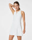 Spanx: Zip Front Racerback Dress - Vivid White