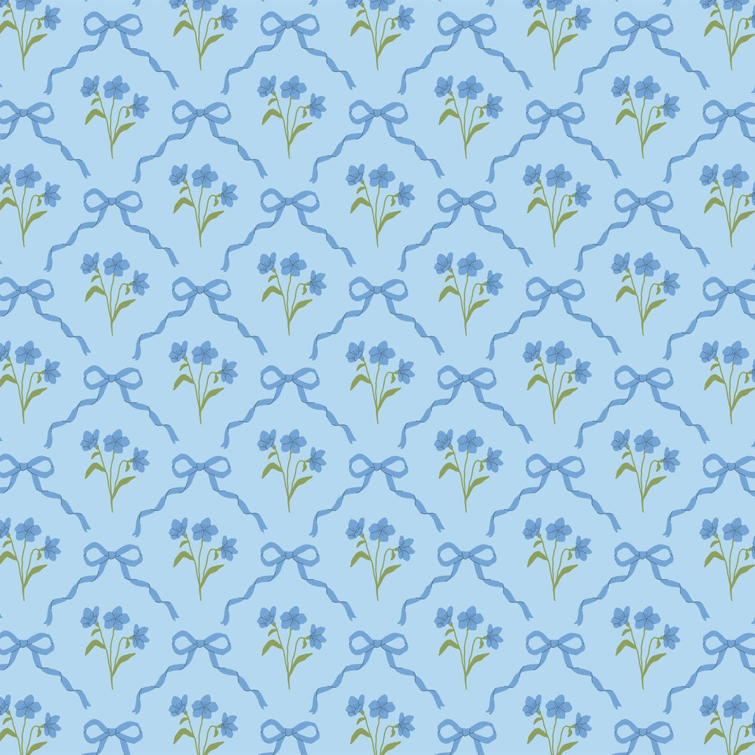 Blue Bows and Blossoms - Prosecco Collection - B Social Boutique