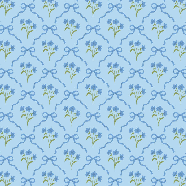 Blue Bows and Blossoms - Prosecco Collection - B Social Boutique