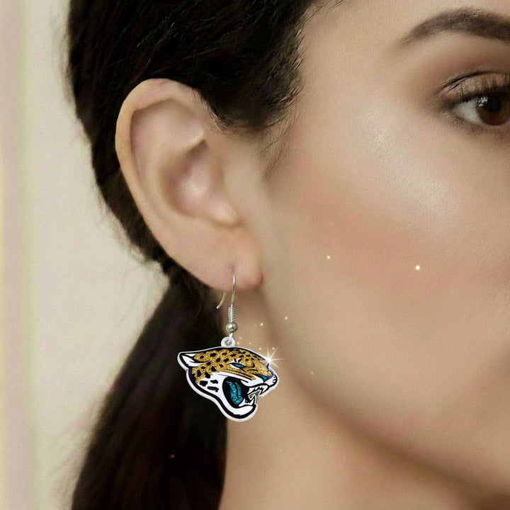 Jacksonville Jaguars Glitter Dazzle Earrings