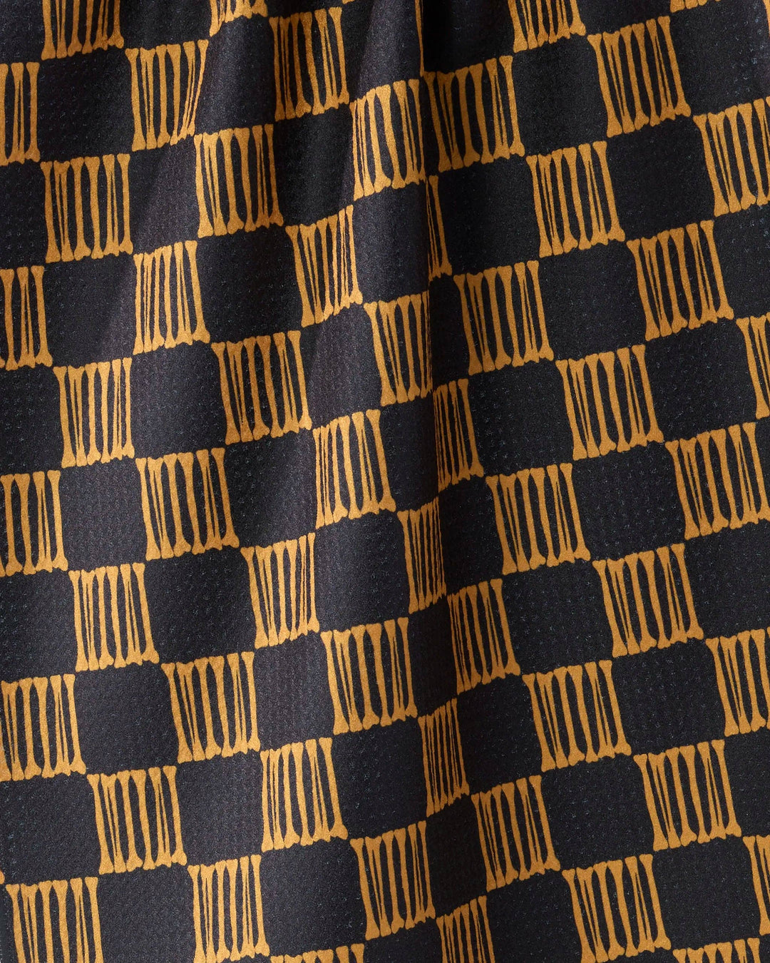 Lantern Grid Tea Towel