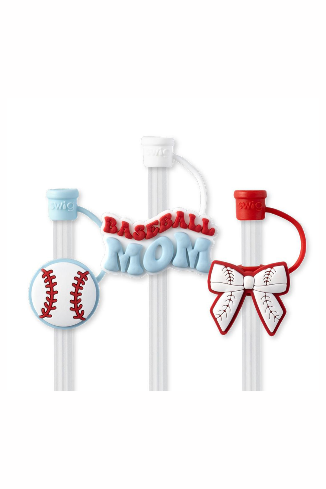 Swig: Home Run Straw Topper Set - B Social Boutique