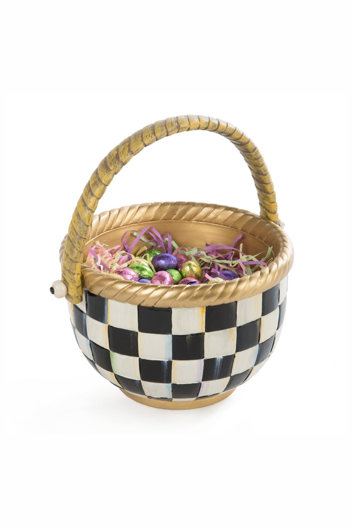 MacKenzie Childs: Courtly Check Large Basket