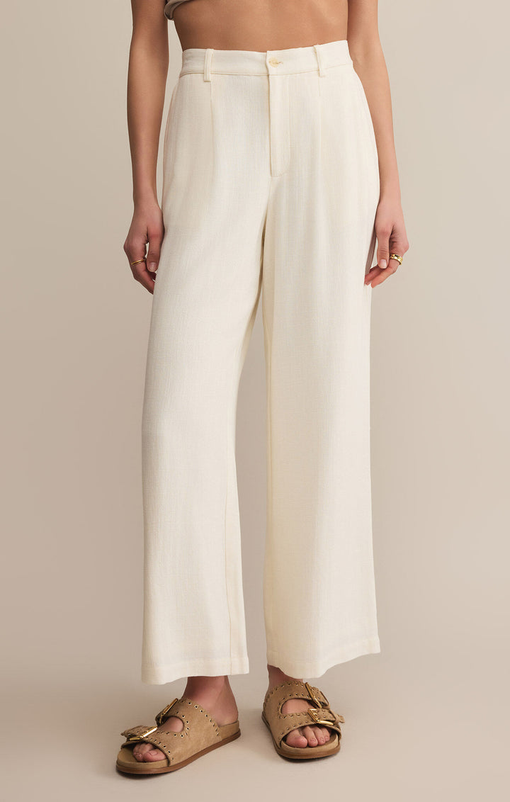 Z Supply: Vista Linen Pant - Sea Salt