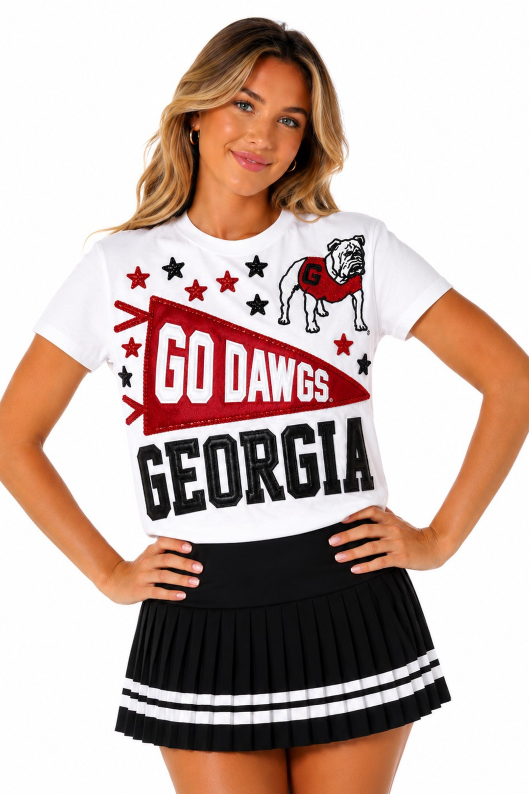 Georgia Pennant Sparkle T-Shirt