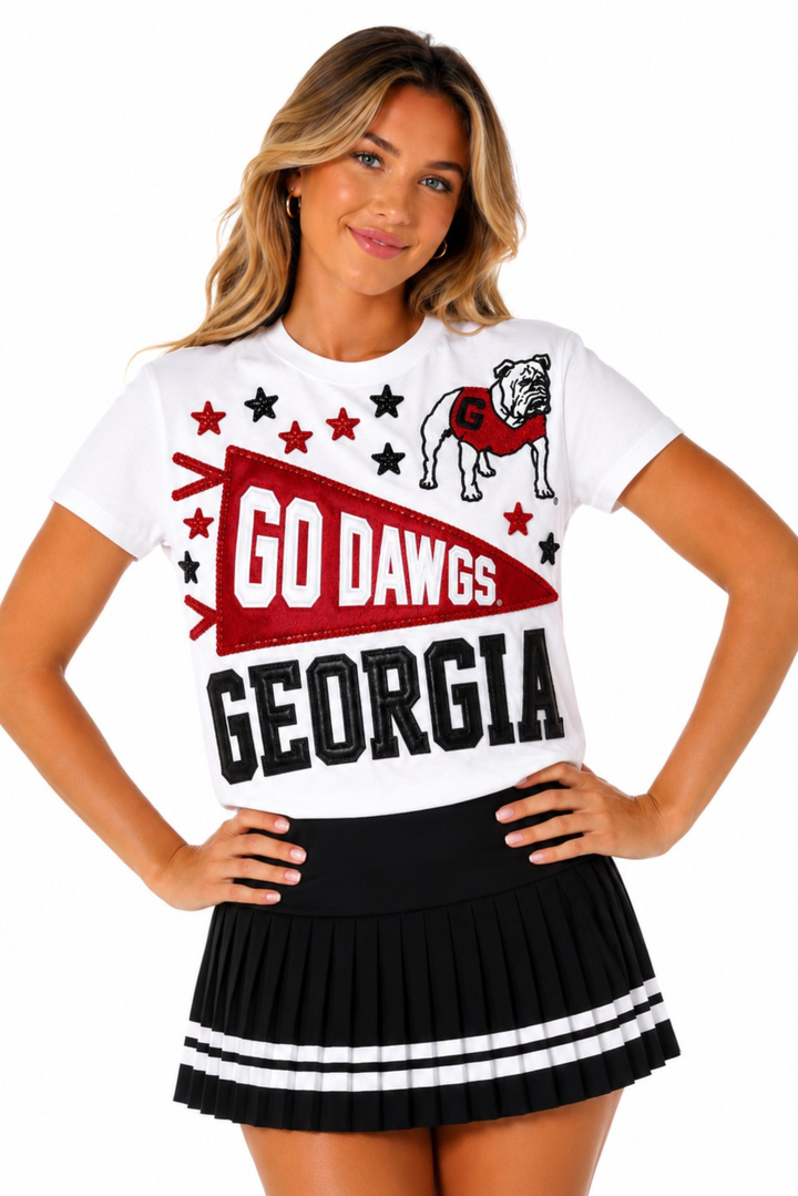 Georgia Pennant Sparkle T-Shirt