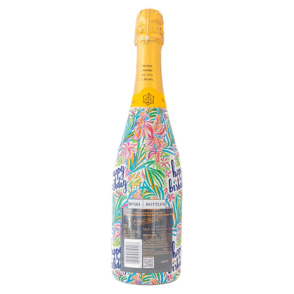 Beau Bottles Happy Birthday Floral - Champagne Collection