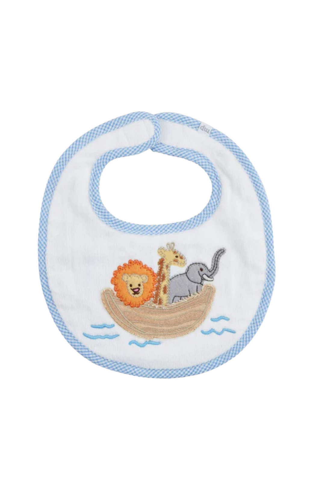 Mud Pie: Noah's Ark Bib - Blue