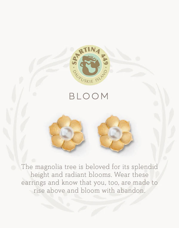 Spartina 449: Sea La Vie Bloom Stud Earrings