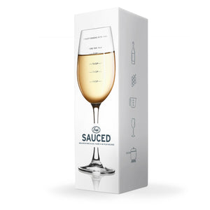 Sauced - Measurer Wine Glass