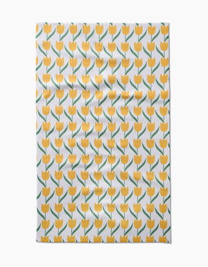 Tulip Flowers Tea Towel