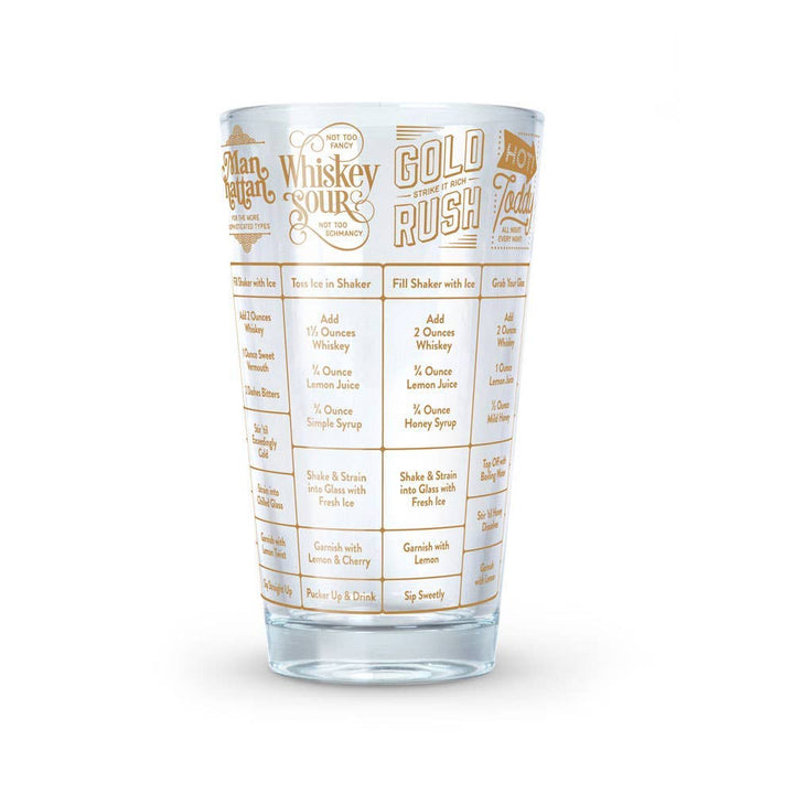 Good Measure Recipe Glass - Whiskey