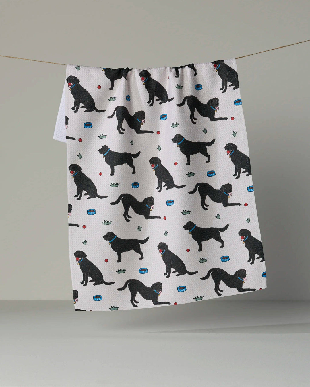 Lab Pals Tea Towel: Multi-lab