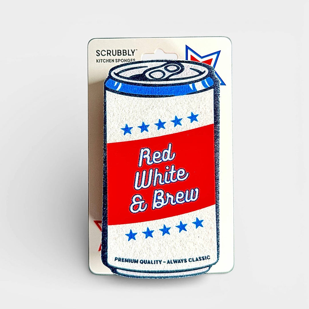 Beer Scrubbly - Patriotic Red: Red