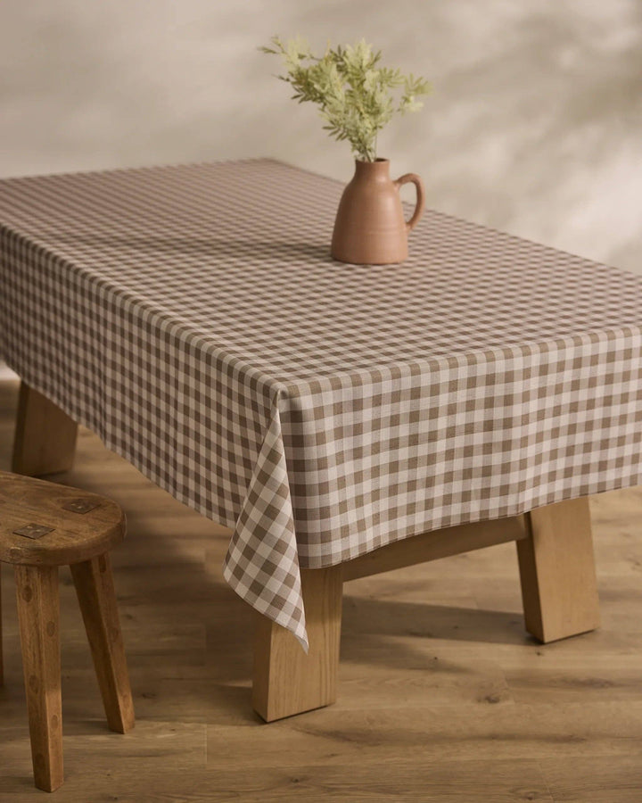 Hazel Gingham Tablecloth: Large - 62" x 108"