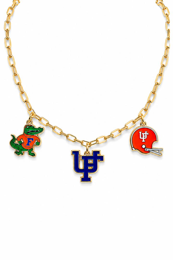 College Vault Florida Charm Necklace