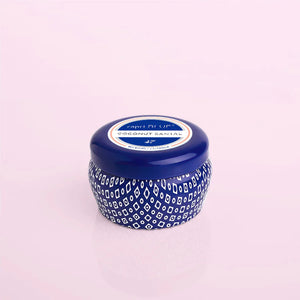 Coconut Santal Blue Mini Tin Candle, 3 oz