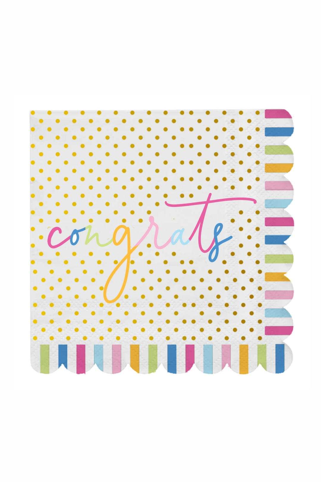 Cocktail Napkin Congrats