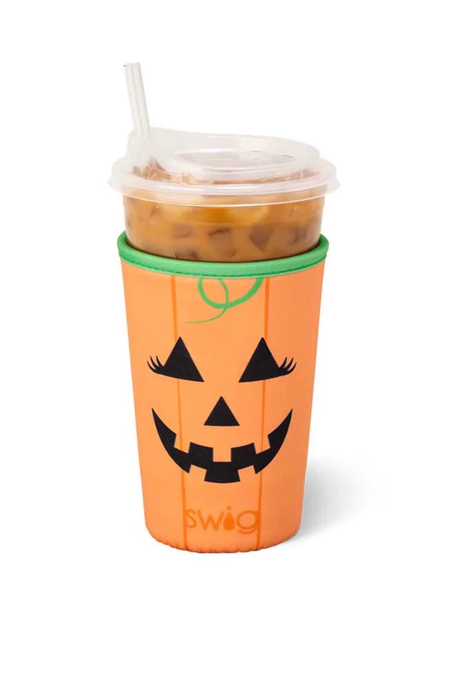Swig: Boo Crew Pumpkin Iced Cup Coolie (Medium) - B Social Boutique