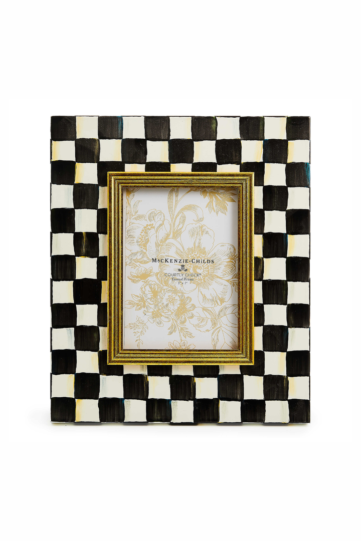 MacKenzie Childs: Courtly Check 5" x 7" Frame