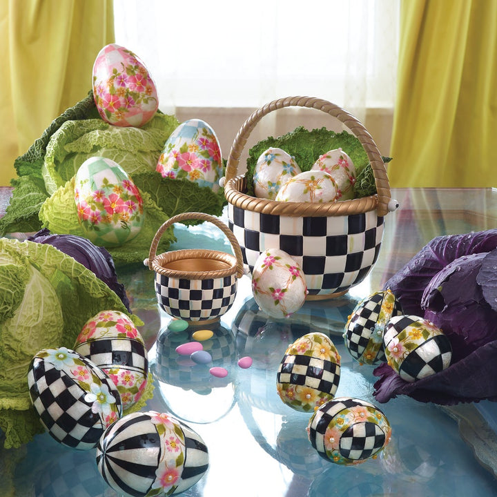 MacKenzie Childs: Courtly Check Large Basket
