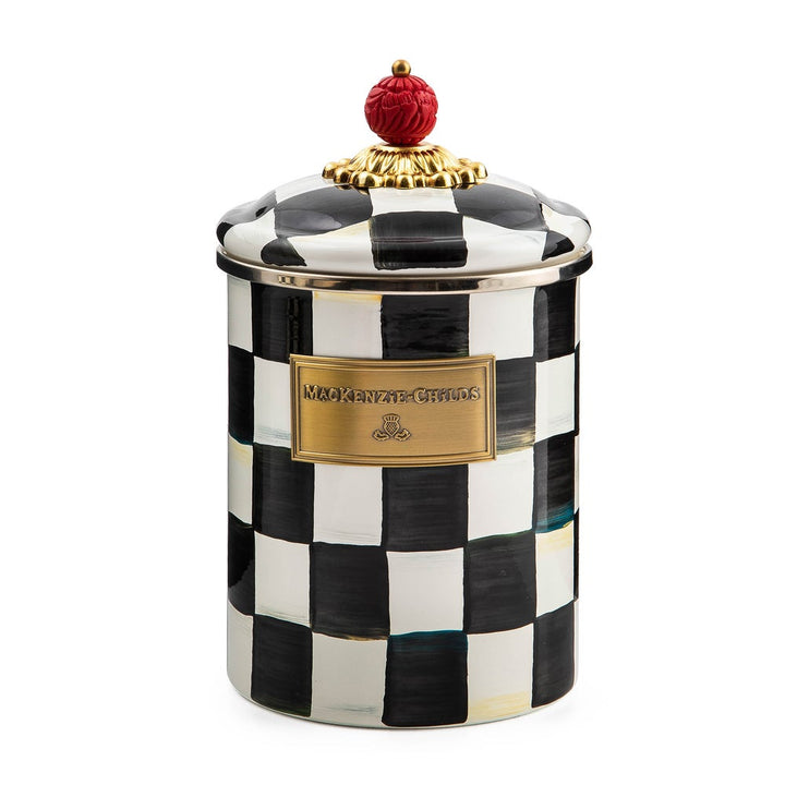 MacKenzie Childs: Courtly Check Medium Canister