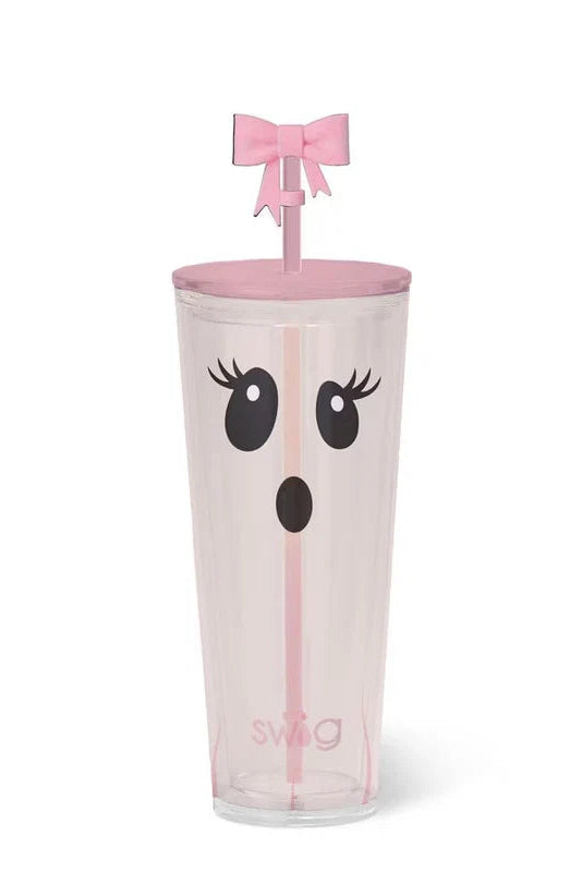 Swig: Boo Crew Ghost Plastic Tumbler 24oz - B Social Boutique