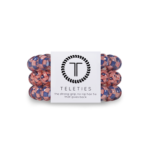 Teleties: Stars and Stripes - Large Spiral Hair Coils, Hair Ties