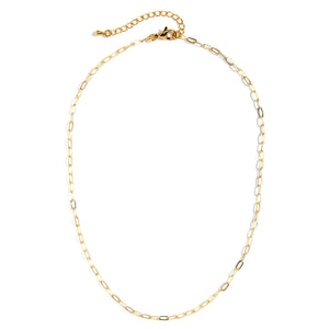 15" Delicate Link Chain Necklace