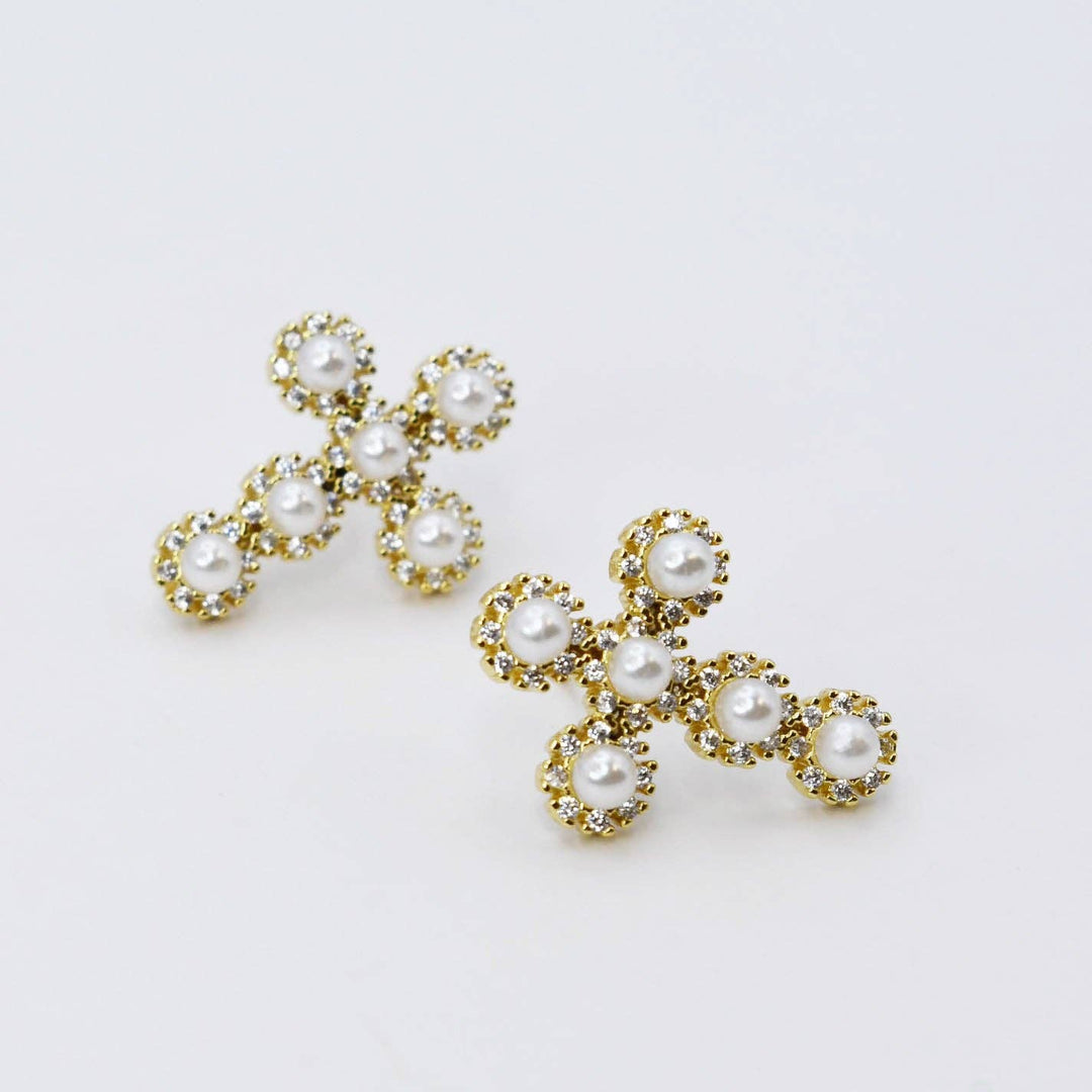 Serenity Pearl Earrings - B Social Boutique