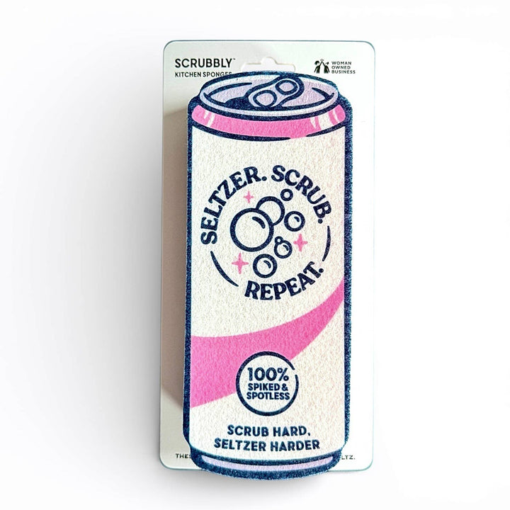 Seltzer Scrubbly - Pink: Pink