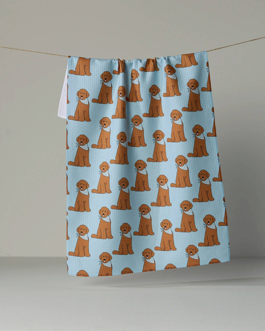 Doodle Days Tea Towel: Vanilla