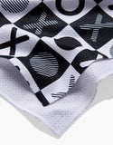 Checkered XOXO Tea Towel