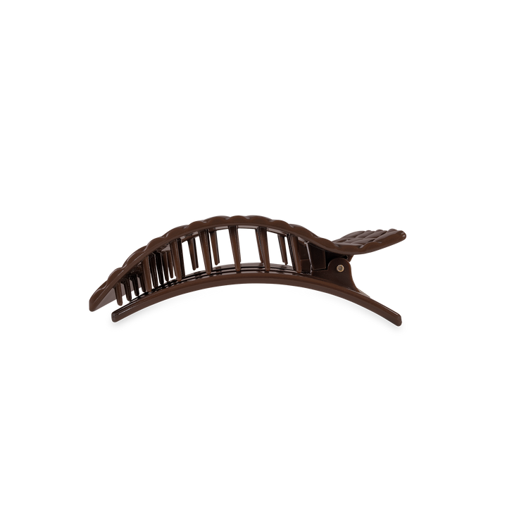 Flat Rectangle Hair Clip | Small | Truly Taupe Quilted