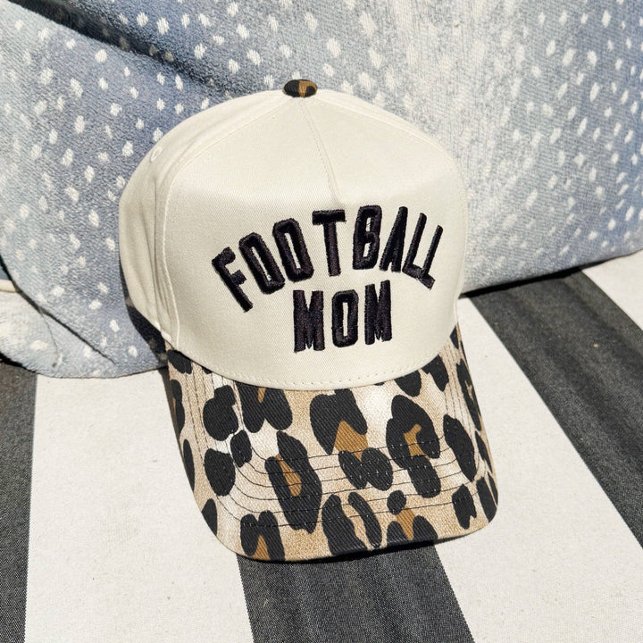 Football Mom Leopard Hat