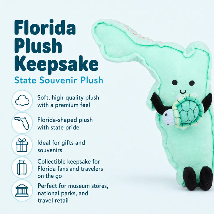 Florida State Plush Doll -  with Turtle