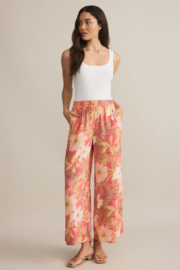 Z Supply: Dante Barra Tropic Pant - Sunset Pink