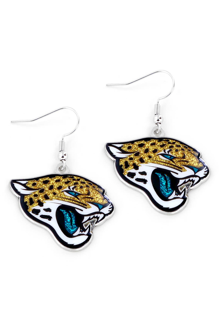 Jacksonville Jaguars Glitter Dazzle Earrings
