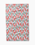 Spring Carrot Hill Tea Towel