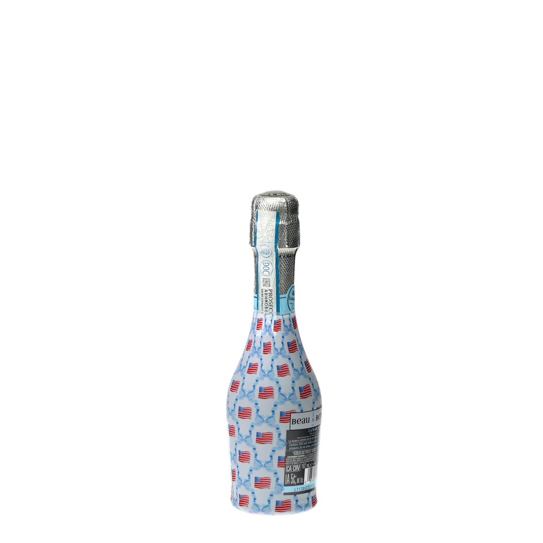 Beau Bottles Flags and Ribbons- MINI Prosecco Collection - Set of 6 (Wraps Only)