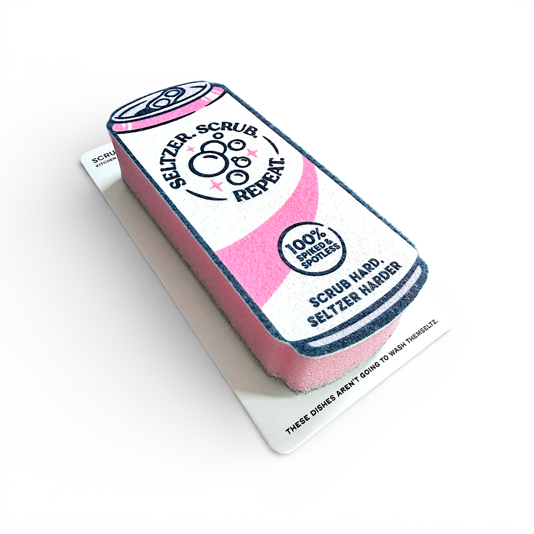 Seltzer Scrubbly - Pink: Pink
